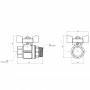 Кран шаровой Icma 3/4" прямой №351