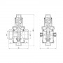 Редуктор SD Forte 1" SF242W25