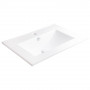 Комплект Qtap Albatross 605х725х460 White тумба подвесная +  раковина врезная QT0172TP600D3060CW