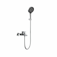 Смеситель для ванны Qtap Slavonice (c душевым гарнитуром) QTSLV259CRM48034 Chrome