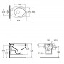 Унітаз підвісний Azzurra Cult XCU100B1SOSP