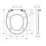 Сиденье для унитаза SoloPlast СПМ-1