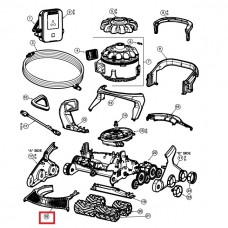 Передня накладка корпусу для пилососа Hayward AquaVac 600 і 650 (RCX361318236)