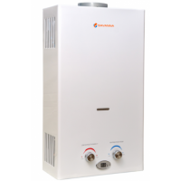 Газова колонка Savanna 18кВт 10л LCD біла