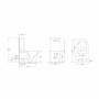 Унітаз підлоговий Qtap Swan Ultra Quiet з сидінням Soft-close 640x360x835 мм QT16222182TW White
