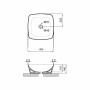 Раковина-чаша Qtap Kolibri 400x400x140 Matt black QT10112144MBMBN