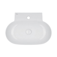 Раковина Qtap Cardinal 565х400х130 White з донним клапаном QT0411K177W