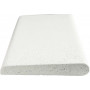 Копинговый камень Aquazone Tuff 320x500x50-25 мм, белый (пористый)