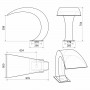 Водоспад Aquaviva Кобра AISI 316 (700х500 мм), подовжений