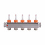 Колектор із витратомірами (нерж.) 3/4"х5 Icma № К073