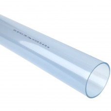 Труба прозрачная НПВХ (PVC-U) напірна клейова Aquaviva PN10 d110 мм