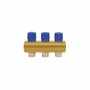 Колектор Icma з регулювальними вентилями 1" 3 виходи №1105 (Blue)