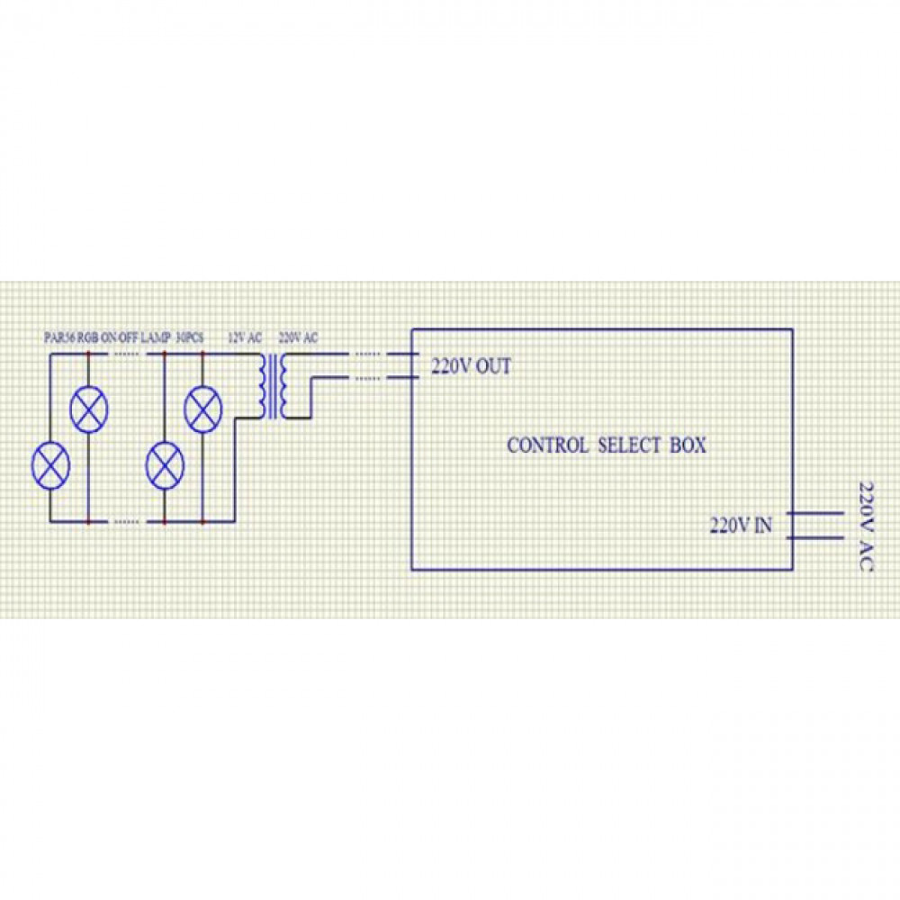 Пульт управления Aquaviva к LED GAS PAR56 SWITCH BOX