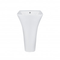 Раковина напольная моноблок Qtap Crow 450x435x835 White QT0511G315WN