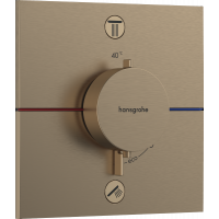 SHOWERSELECT COMFORT E термостат для 2 потребителей, скрытый монтаж, цвет шлифованная бронза