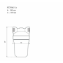 Фільтр з картриджем для теплотехніки СВОД-АС ST250 (L1/2)