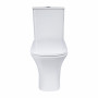 Унітаз-компакт Qtap Presto Quadro безободковий з сидінням Soft-close QT24221215AW
