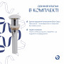 Комплект Qtap Nando LT: Раковина підвісна прамокутна 610х420х140 мм White + Донний клапан PU02O