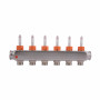 Колектор з витратомірами (нерж.) 3/4" х6 Icma № К073