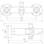 Смеситель для ванны Globus Lux DUKAT SD4-102