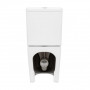 Унитаз-компакт Qtap Scorpio безободковый Ultra Quiet с сиденьем Soft-close QT14222125AUQW