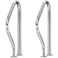 Поручень для бассейна Flexinox из двух частей, длина 440 мм, AISI-316L (2 шт.)