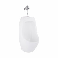 Пісуар підвісний Qtap Crow з краном-дозатором 390х330х660 White QT0588112HW