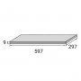 Плитка для бассейна Aquaviva Granito Light Gray, 298x598x9.2 мм