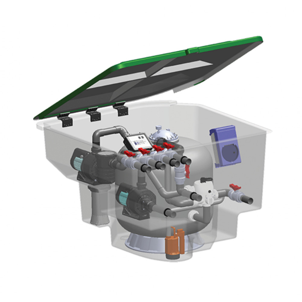 Комплексная фильтрационная установка Emaux EMD-22CP (22м3/ч)