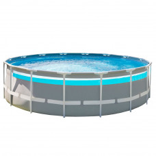 Каркасний басейн Intex 26730 (488х122 см) з картриджним фільтром, драбиною та тентом