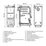 Котел твердотопливный стальной Thermo Alliance Vulcan V 3.0 SF 35