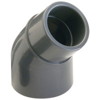 Угол клеевой 45° ПВХ Hidroten 1001742, редукционный, d32x32x25 мм