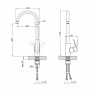 Смеситель для кухни Lidz Like 015F (k35) LDLIK015FCRM42317 Chrome