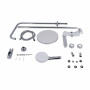 Душова система універсальна Qtap Jay на три споживача (з виливом) QTJAY111CRW45555 Chrome/White