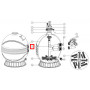 Дюзовая коробка в комп-ке с трубой для Emaux MFS27 89012617