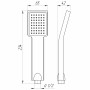 Душевая лейка Globus Lux SUS-001PQ