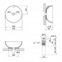 Раковина-чаша Qtap Robin 410х410х180 White с донным клапаном QT1311A004W