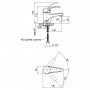 Смеситель для раковины Lidz Premiera 001 (k40) LDPRE001CRM35569 Chrome