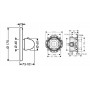 Ecostat Термостат для душа+IBOX universal скрытая часть для смесителя