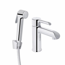 Смеситель для раковины Qtap Grand (с гигиеническим душем) QTGRA272CRM45670 Chrome