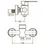 Смеситель HT Ø35 для душа SS AQUATICA HT-1D171P (9719301)