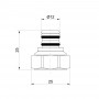 Наконечник Icma 1/2" 16х2 №98