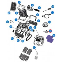 Гачок для витягування робота-пилососа для Aquaviva 7311 Black Pearl
