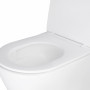 Унитаз подвесной Qtap Swan безободковый Ultra Quiet с сиденьем Soft-close QT16335179W