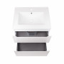 Комплект Qtap Scorpio 605х585х460 White тумба подвесная + раковина врезная QT1472TPВ6013060CW