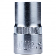 Насадка шестигранная короткая 1/2" 14мм CrV ULTRA (6070142)