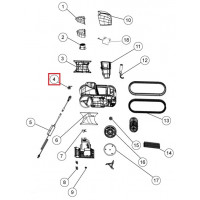 Кришка зарядного порту для робота-пилососа Fairland X30-X80 (1223011100003)