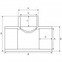 Трійник перехідний 90° ПВХ Hidroten 1002233, BP, d40 мм, 1/2"