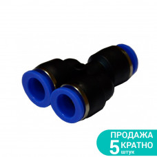 Соединение цанговое (Y-образное) Ø8×8мм SIGMA (7026481)