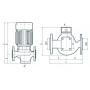 Циркуляционный насос Sprut 3VP-DN100L